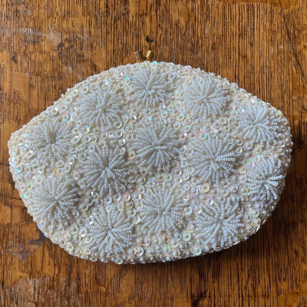 Vintage Beaded Clutch - Bags by Debbie Hong King